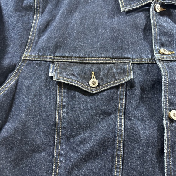 Vintage Phat Farm Jean Jacket Mens L Blue Denim Hip Hop Trucker 90s Hong Kong - Picture 7 of 15